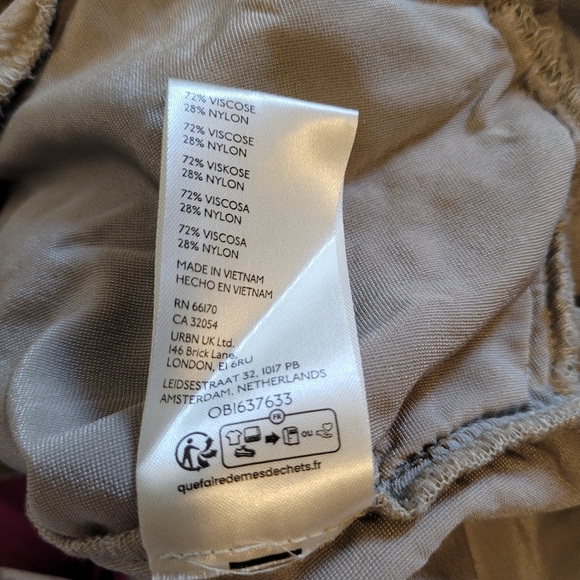 WE THE FREE MOON CITY VELVET TOP TAUPE OVERSIZED BOHO MEDIUM - Picture 13 of 14